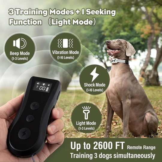 [Big Sale 50% off]Electric Dog Training Collar with Remote